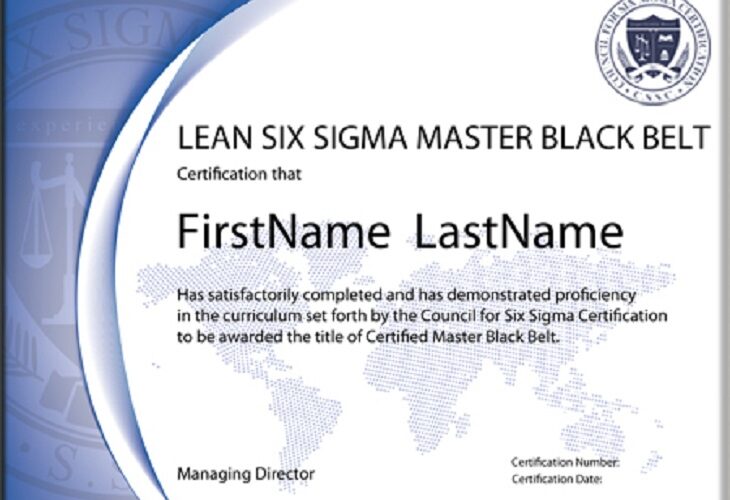 Best Six Sigma Master Black Belt Certification Courses in India: 2022